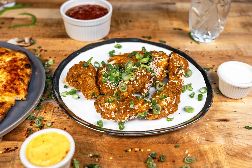 Yum Yum Wings Korean fried chicken at Pali Pali Pizza in Palatine, IL