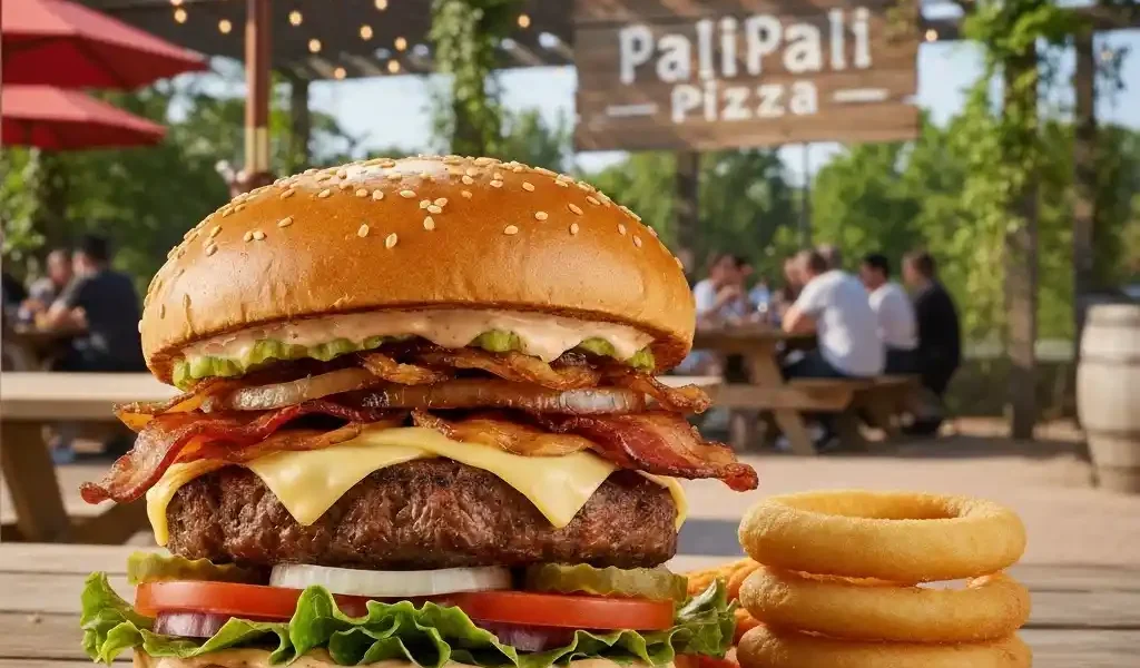 Perfect Companions Fries, Rings, And Burger