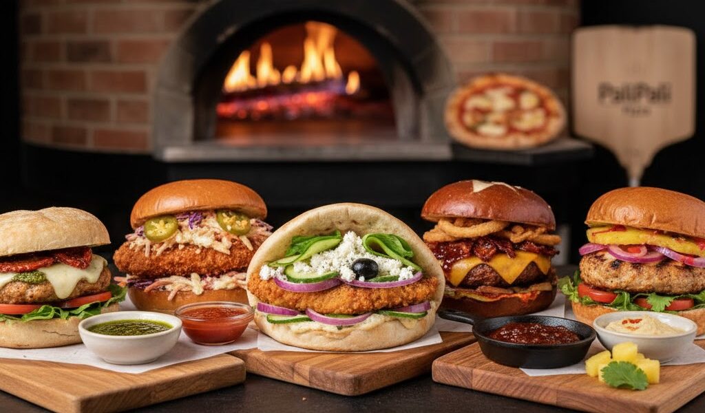 Chicken Burger at PaliPali Pizza