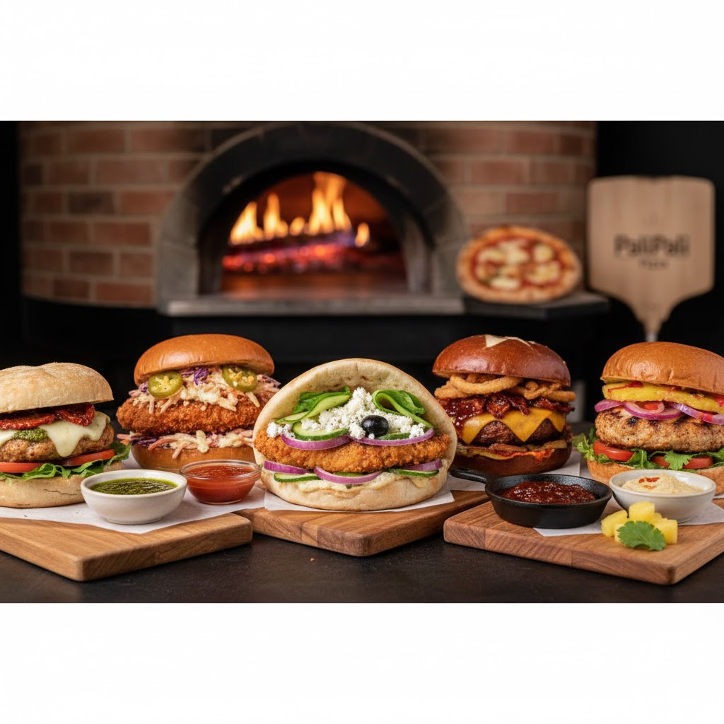 Chicken Burger at PaliPali Pizza