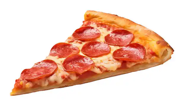 how many calories in a slice of pepperoni pizza