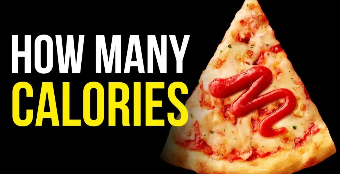 how many kcal in a slice of pizza