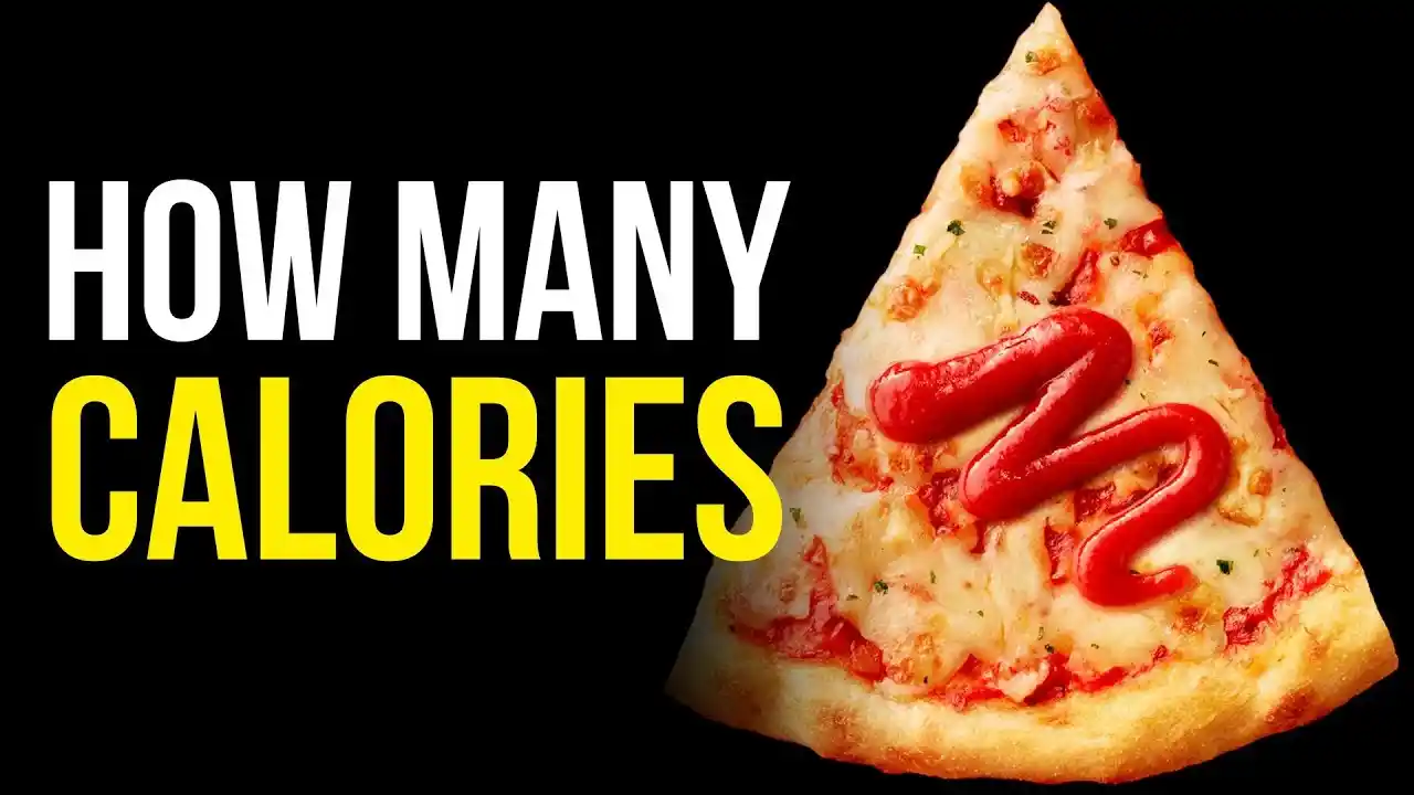 how many kcal in a slice of pizza